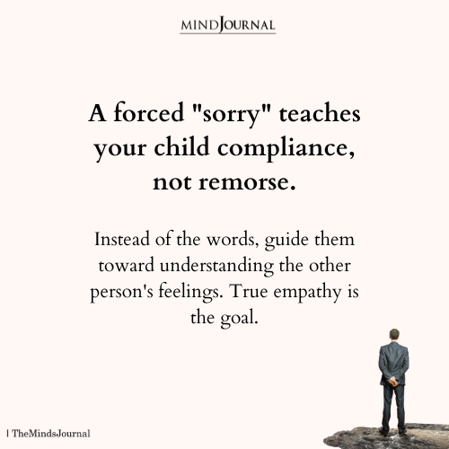 A Forced "Sorry" - Arsalan Moin Quotes