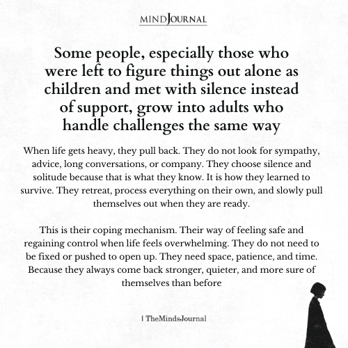 When Life Gets Heavy, They Pull Back - Personality Quotes