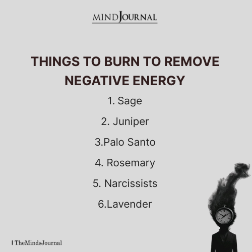 6 Things To Burn To Remove Negative Energy - Narcissist Quotes