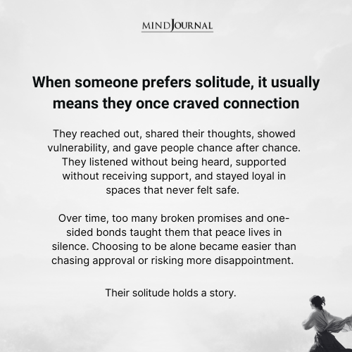 The Deeper Meaning of Solitude: Why People Prefer Silence