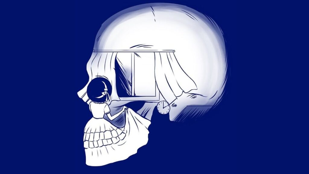 skull or little girl