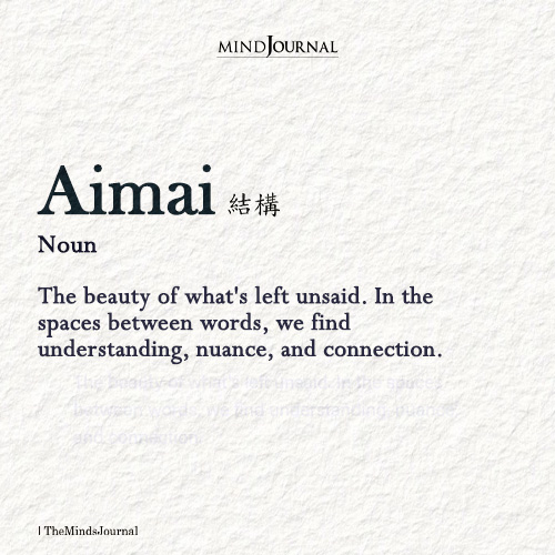 Aimai: Discovering The Language Of Silence