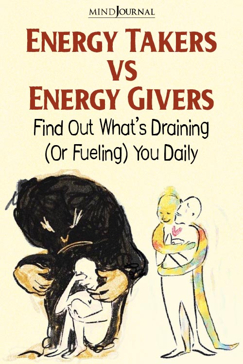 energy givers and energy takers