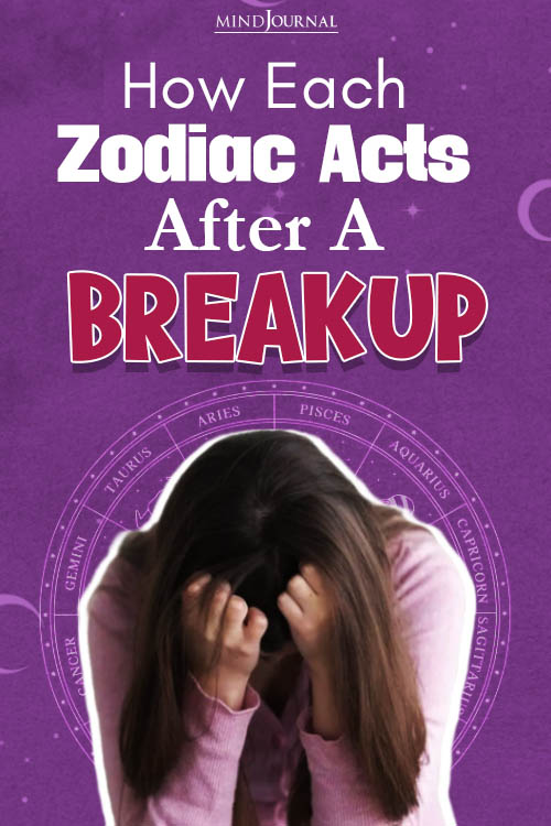 how each zodiac sign handles a breakup