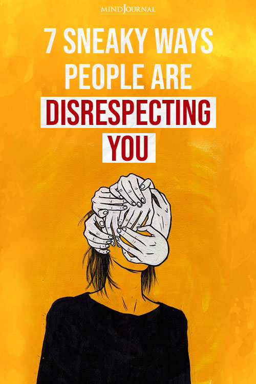 signs someone does not respect you