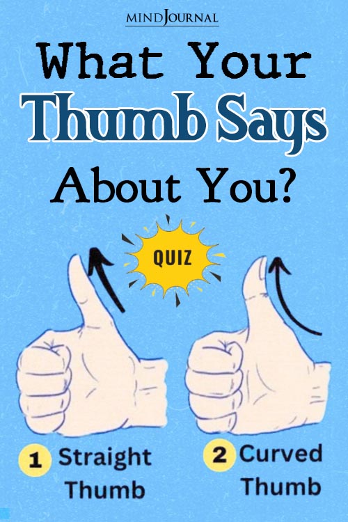 curved thumb personality traits