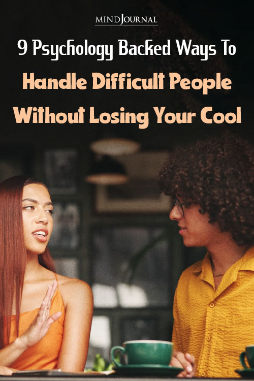 deal with difficult people