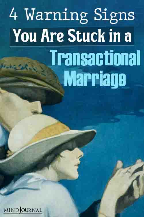 signs of a transactional marriage