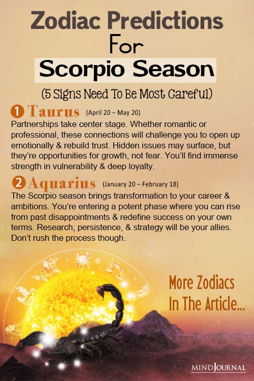 Sun in Scorpio