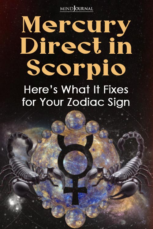 Mercury Direct in Scorpio