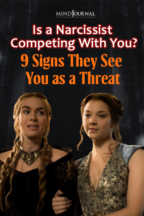 signs a narcissist is scared of you