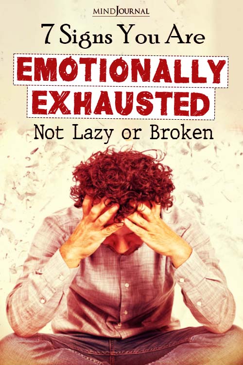 signs you are emotionally drained