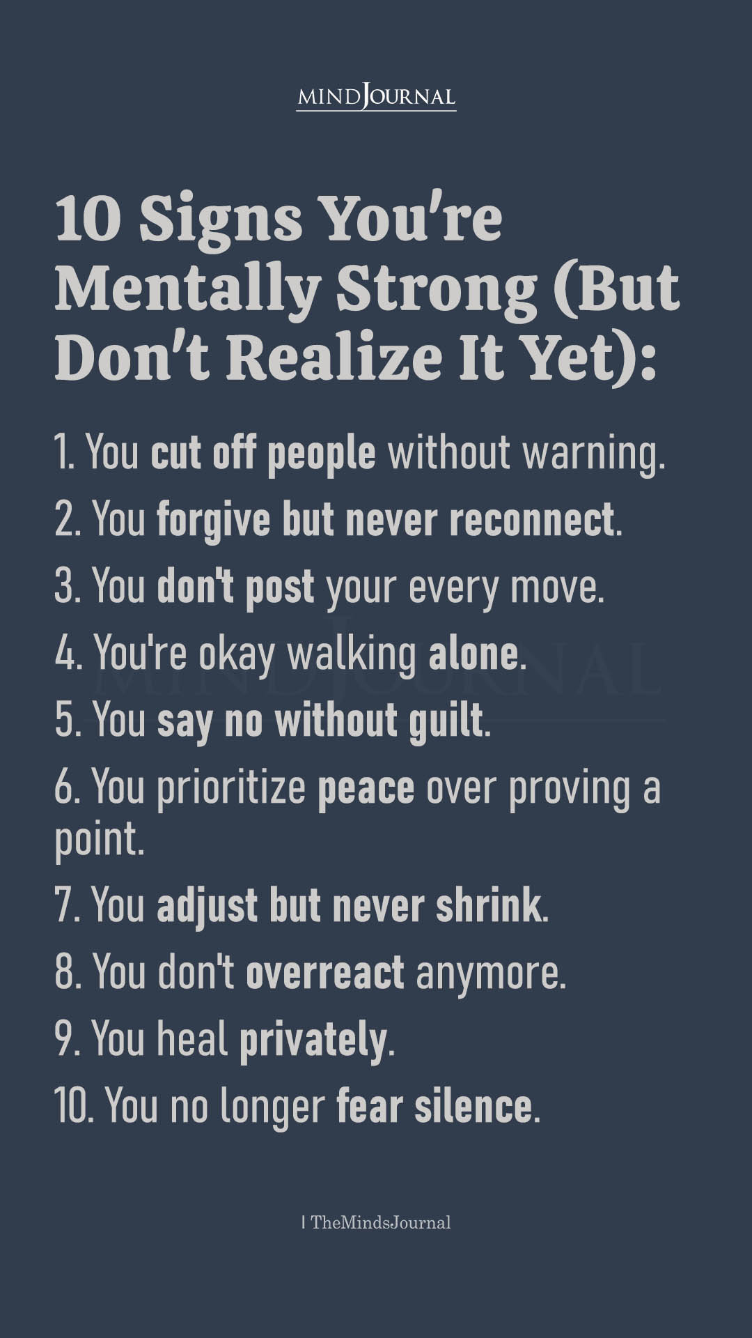 Signs of Mental Strength: 10 Ways You’re Stronger Than You Think