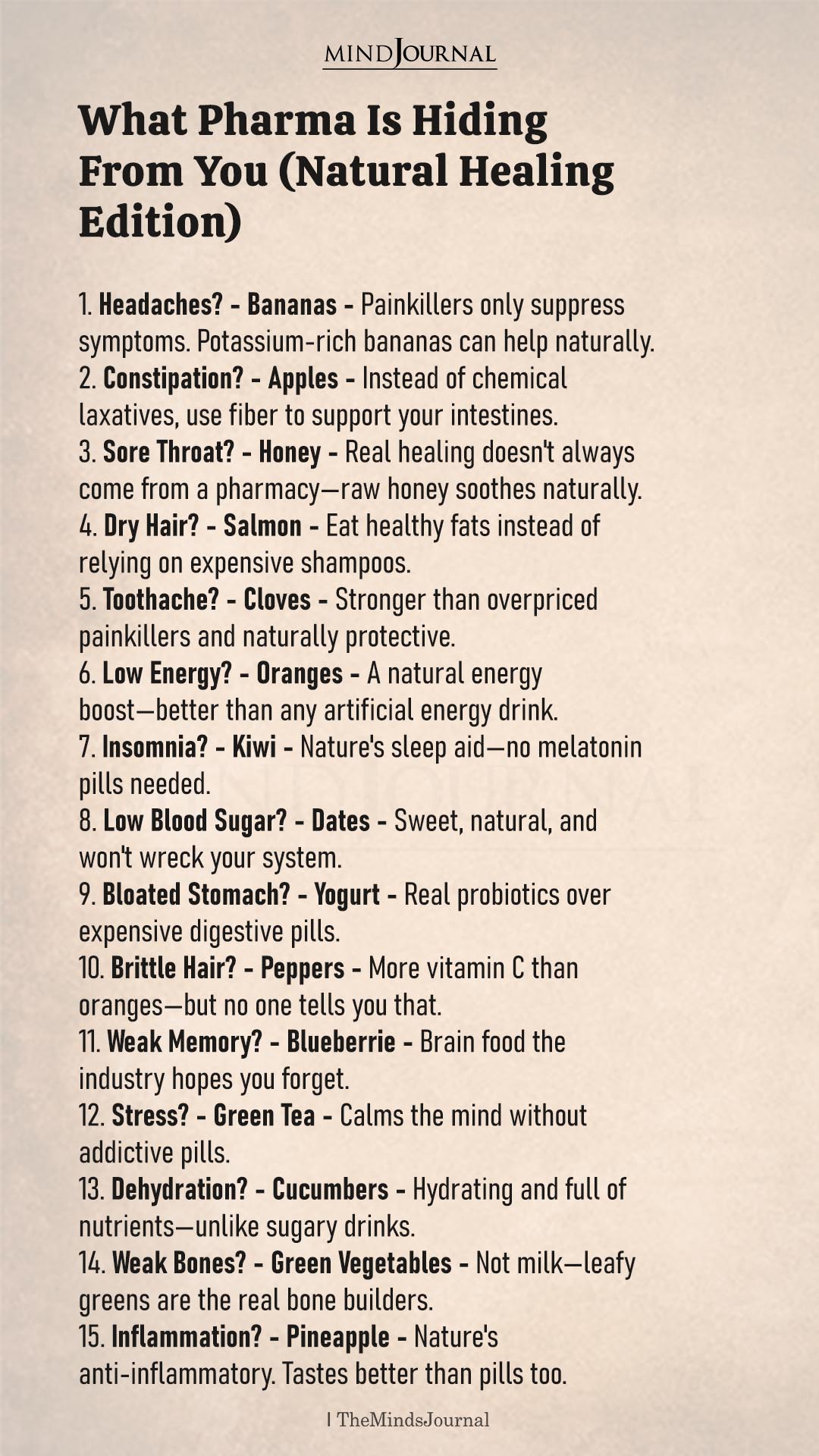 Natural Healing Remedies: What Pharma Doesn’t Want You To Know