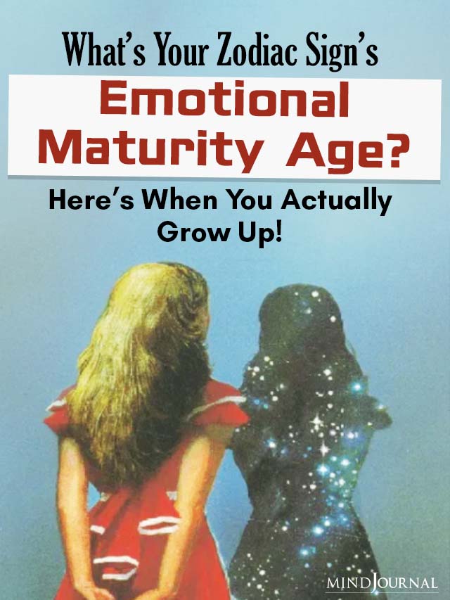 Whats Your Zodiac Signs Emotional Maturity Age cover