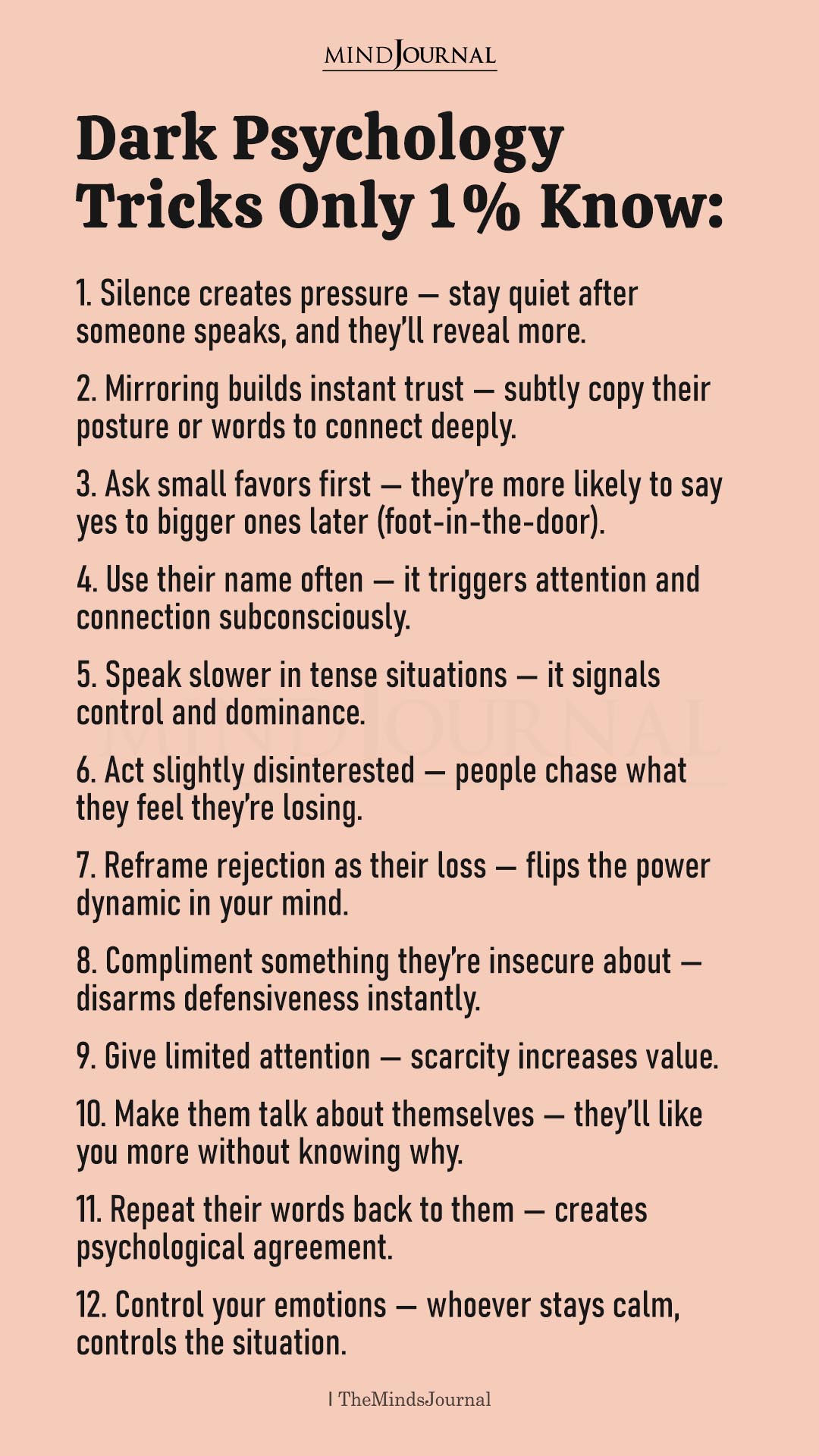 Dark Psychology Tricks: Subtle Mind Games Few People Notice