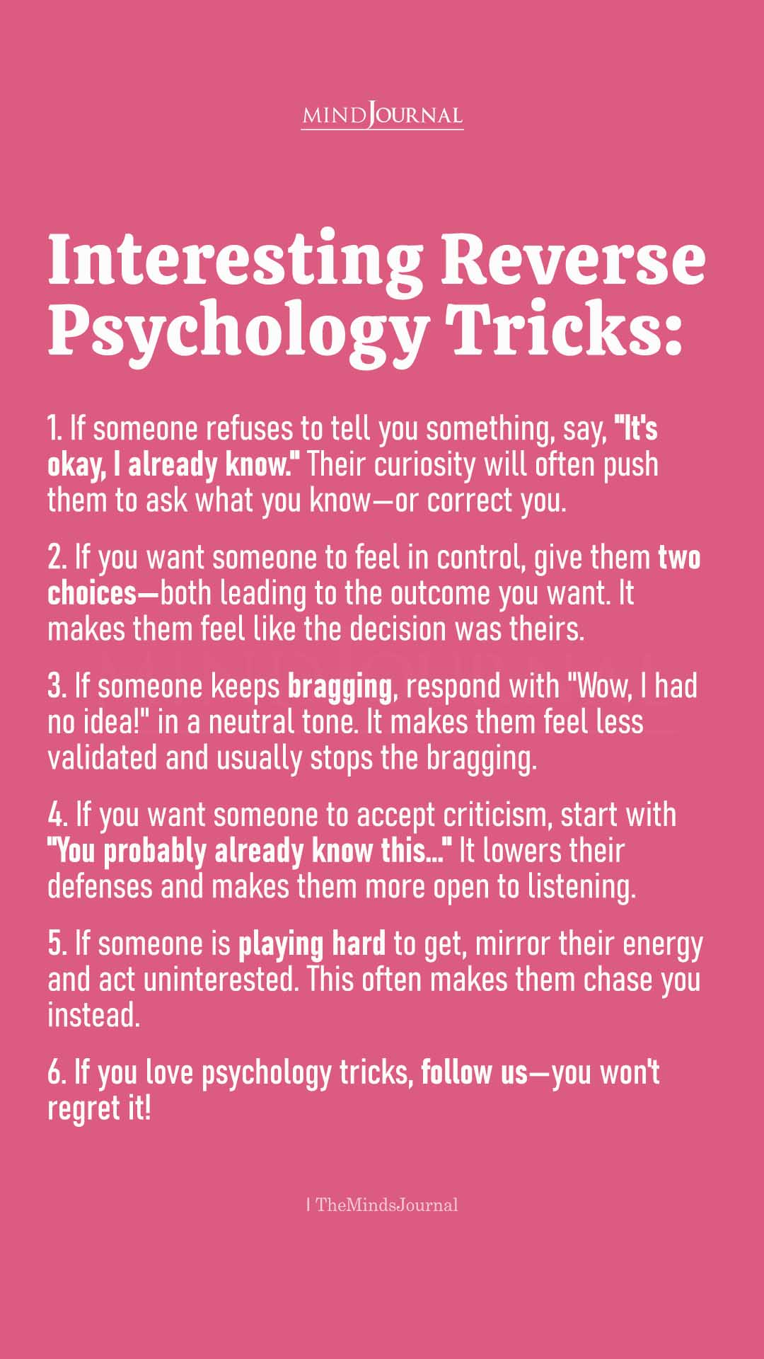 Reverse Psychology Tricks: How Reverse Psychology in Relationships Really Works