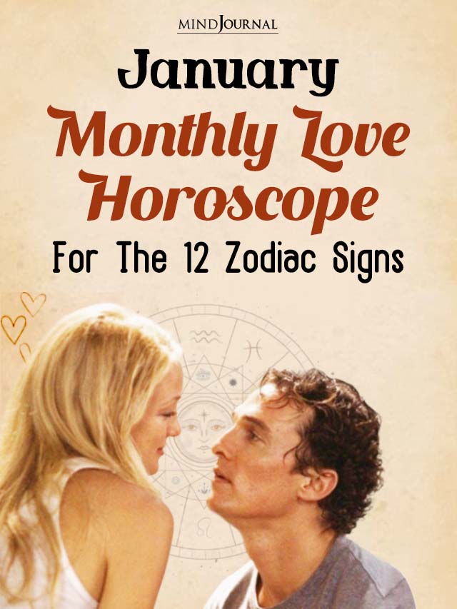 January Monthly Love Horoscope For The 12 Zodiac Signs cover