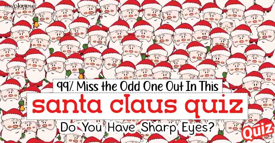Fun Santa Claus Quiz: 99% Miss The Odd One Out