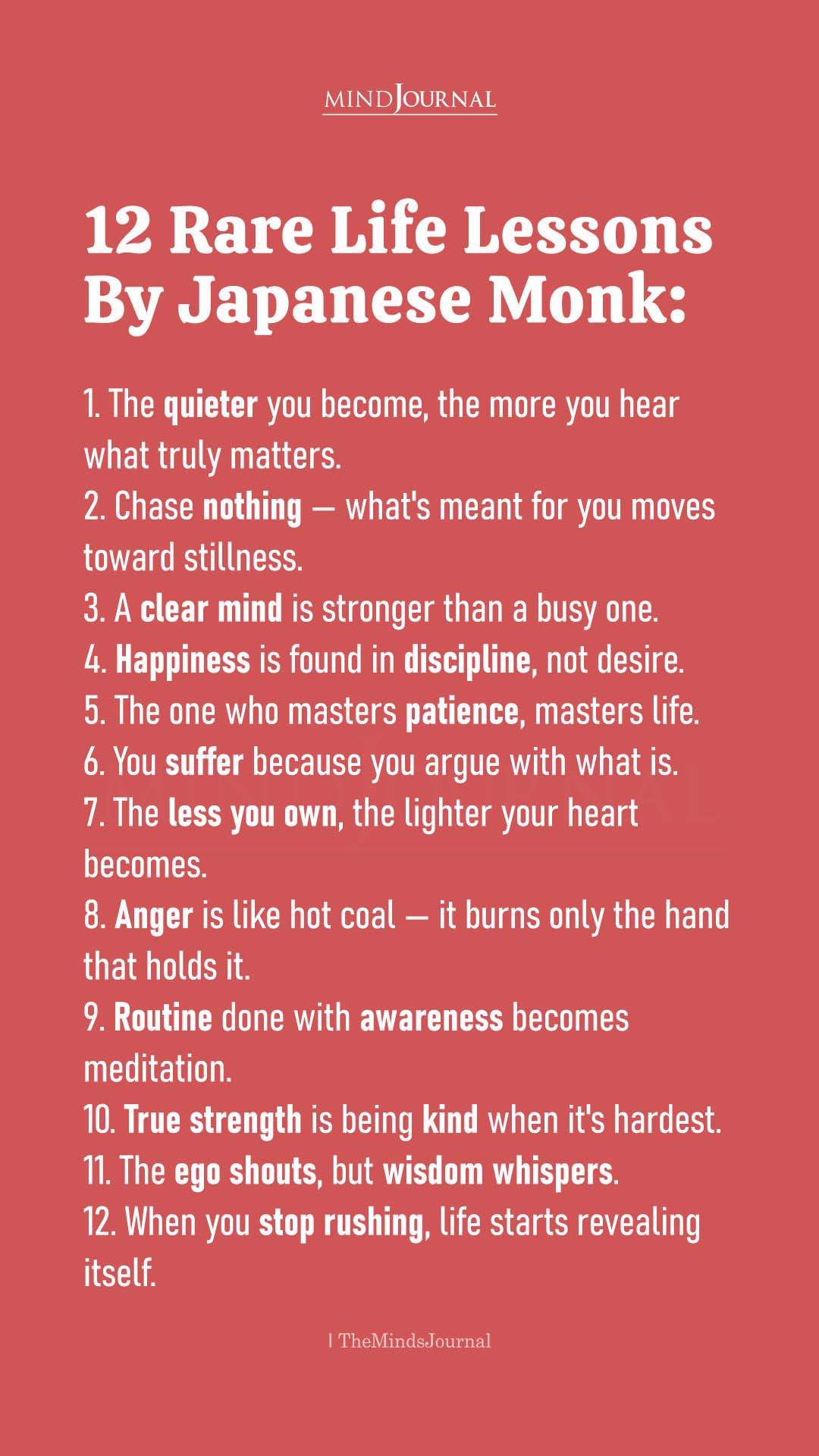 Rare Life Lessons From a Japanese Monk: Finding Stillness and Inner Strength