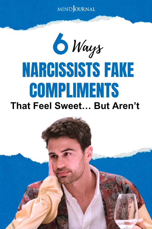 when a narcissist compliments you