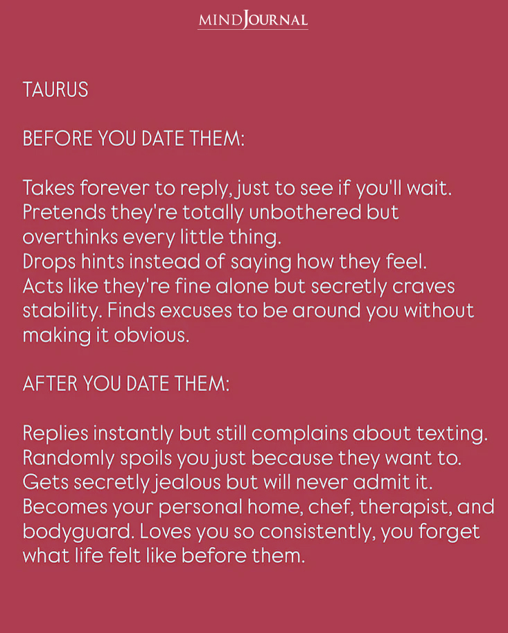 Zodiac Signs Dating Traits: Before vs After