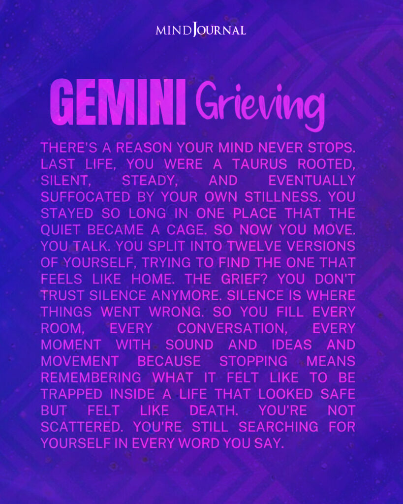 Zodiac Grieve: Why An Gemini Mourns