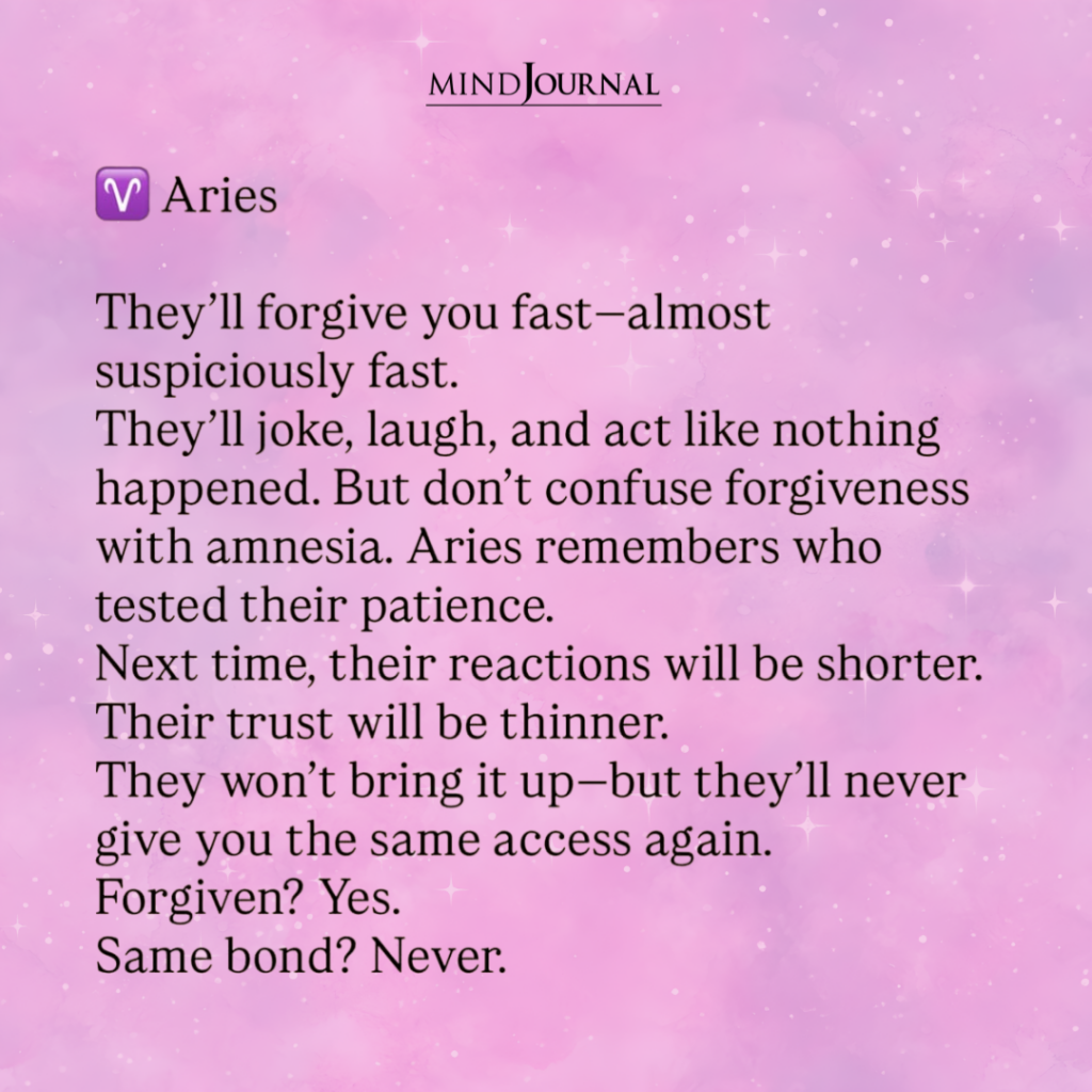 Why Your Zodiac Forgives But Can Never Forget?