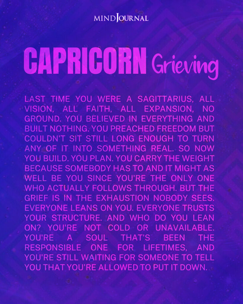 Zodiac Grieve: Why An Capricorn Mourns