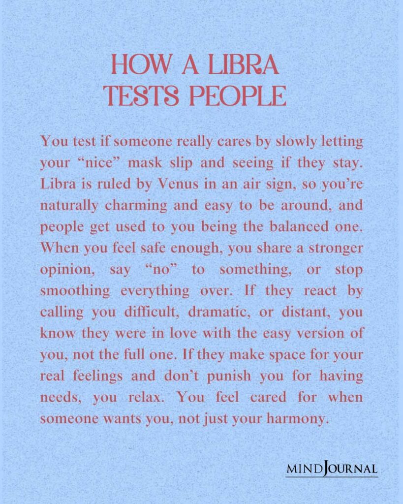 Zodiac Test: How a libra tests people