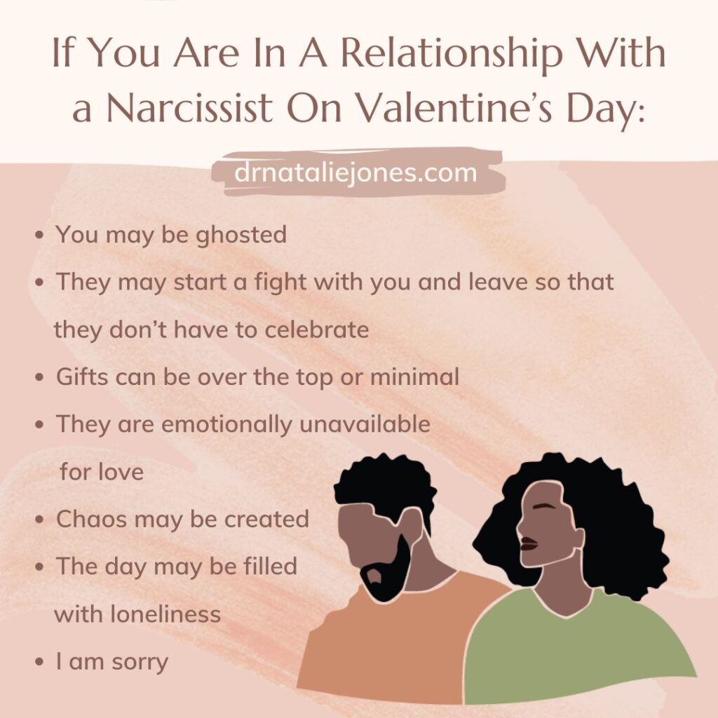 What can you expect from a narcissist on valentine's day