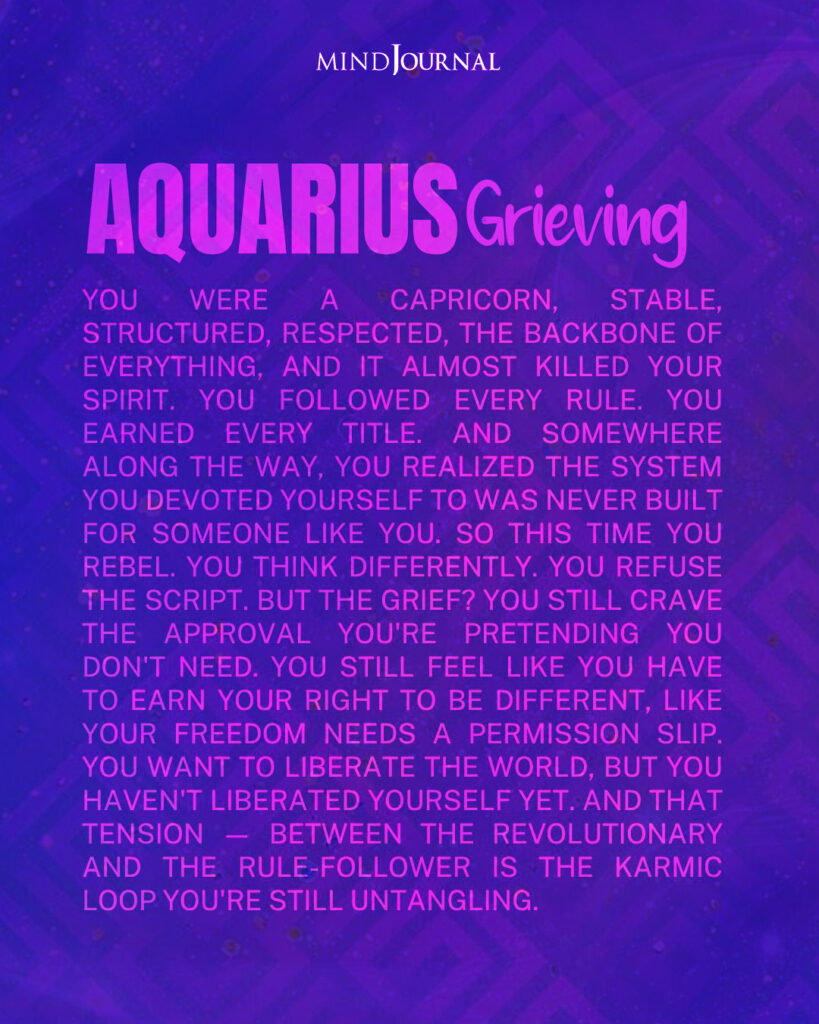 Zodiac Grieve: Why An Aquarius Mourns