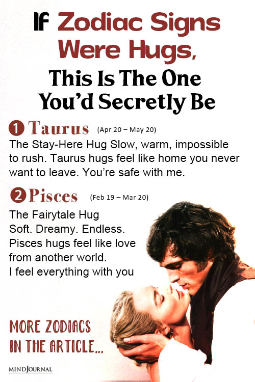 zodiac signs hugging style