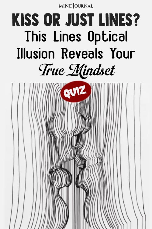 black and white lines optical illusion