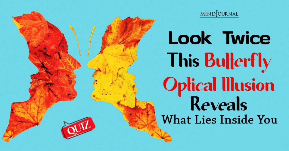 New Butterfly Optical Illusion: 3 Hidden Faces