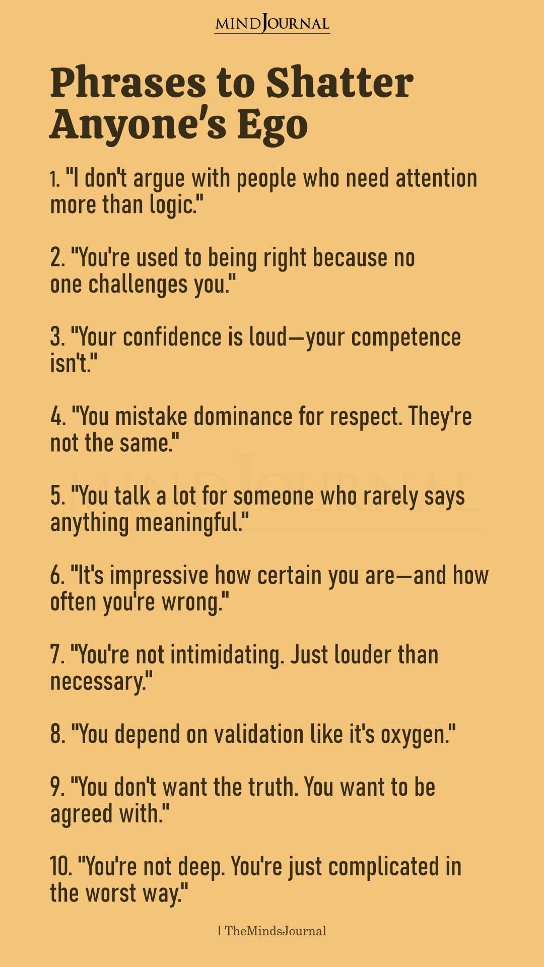Phrases to Shatter Anyone’s Ego: How Assertive Communication Exposes Insecurity