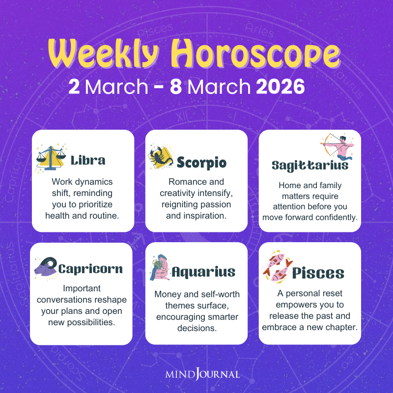 Weekly Horoscope 2 March 8 March 2026 two