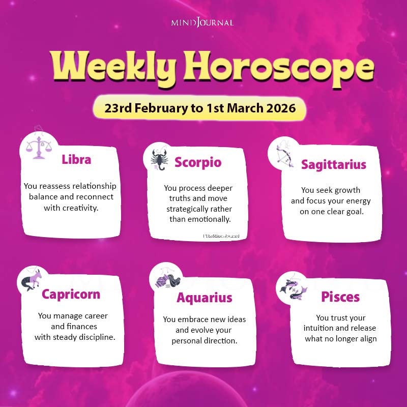 Weekly Horoscope 23 February to 1 March 2026 part two