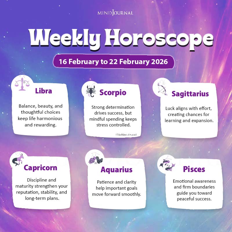 Weekly Horoscope16 February to 22 February 2026 two