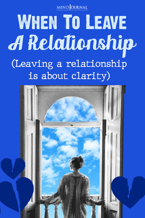 leave a relationship