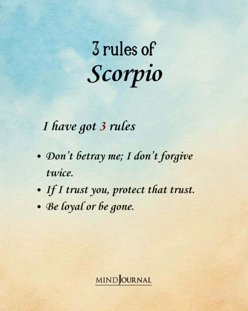Zodiac Rules: 3 rules of Scorpio