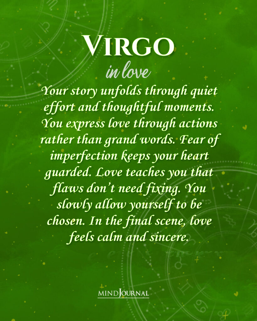 zodiac love story: Virgo in love