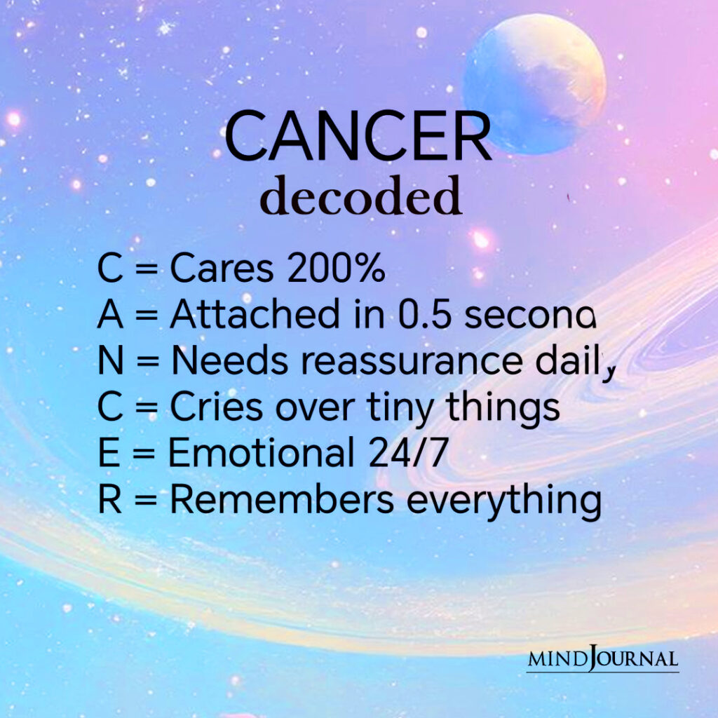Zodiac Decoded: Cancer breakdown