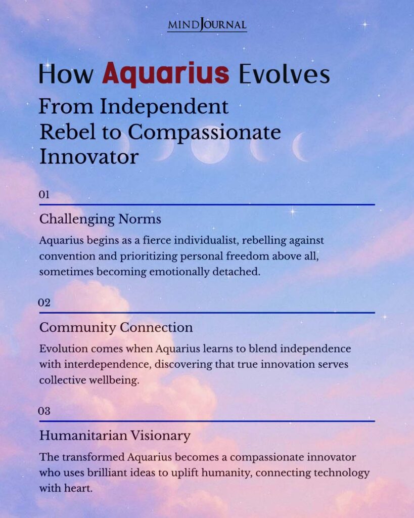 Zodiac Evolution: How A Aquarius Evolves