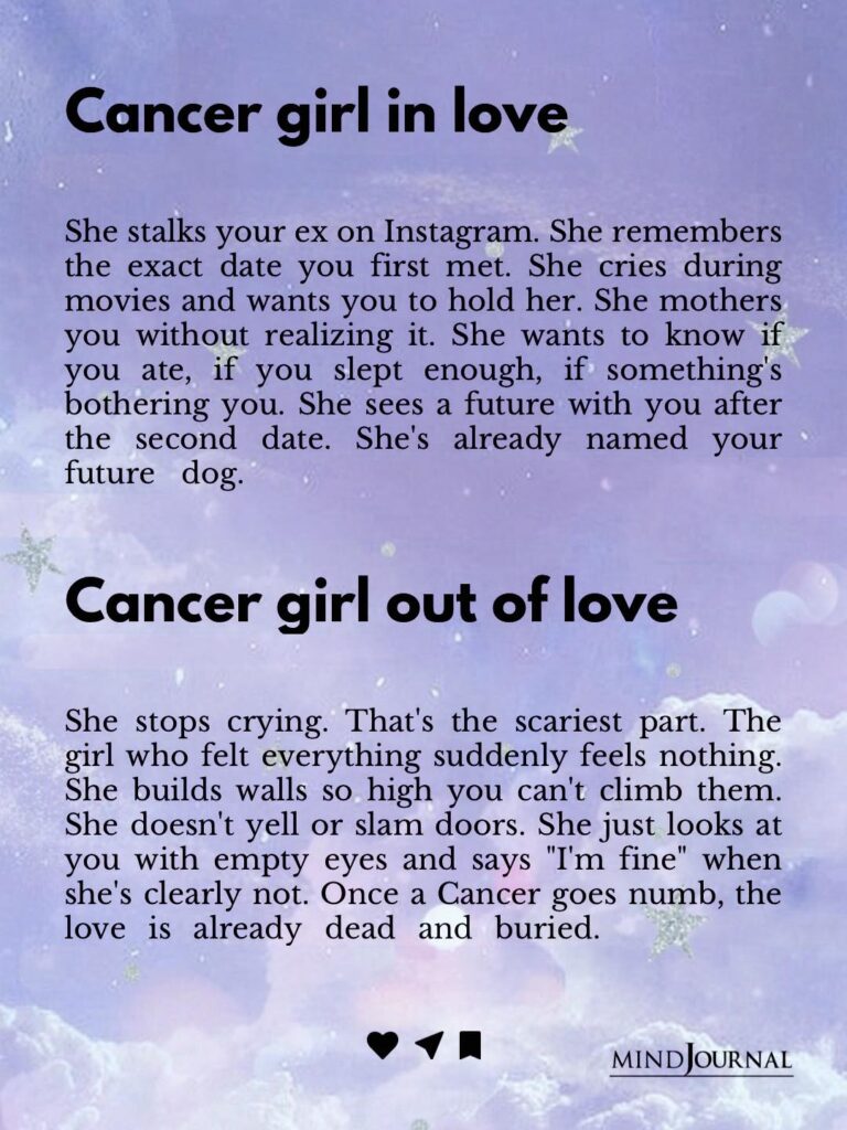 Zodiac Girl Love Traits: How A Cancer Act In And Out Of Love