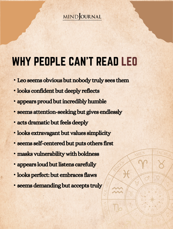 Why You Can’t Read Zodiac Signs: Leo