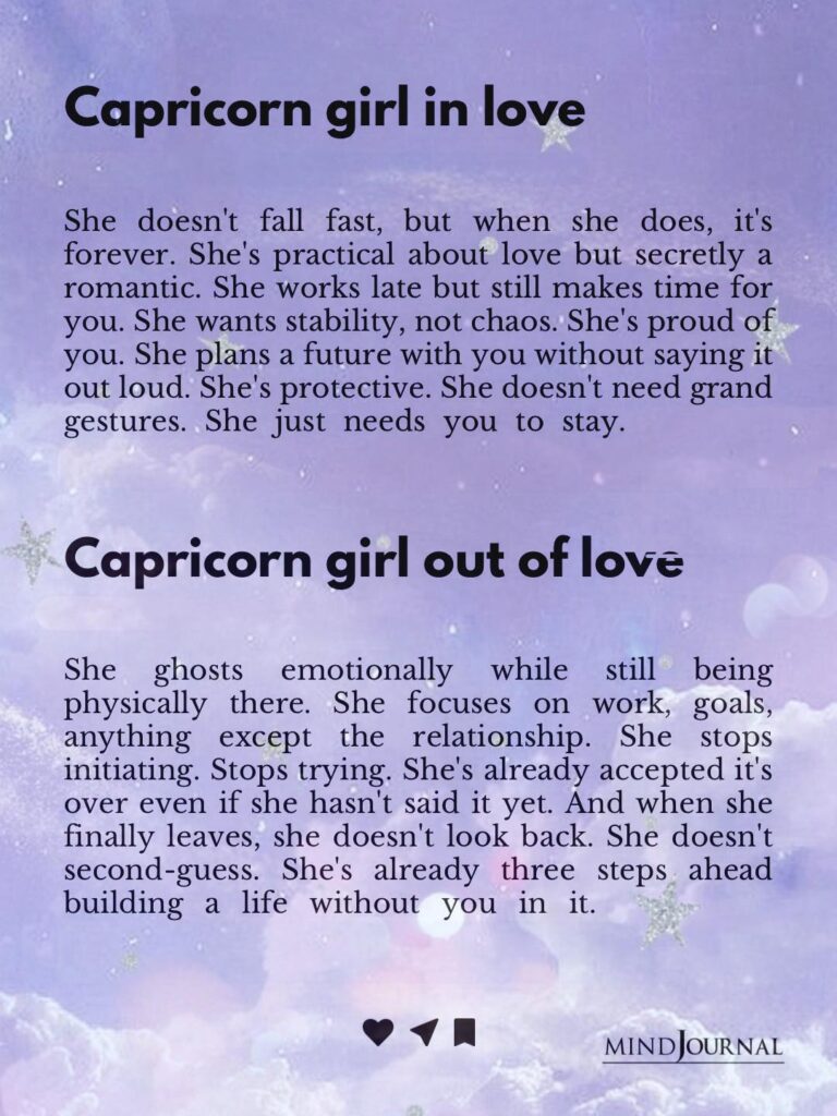Zodiac Girl Love Traits: How A Capricorn Act In And Out Of Love