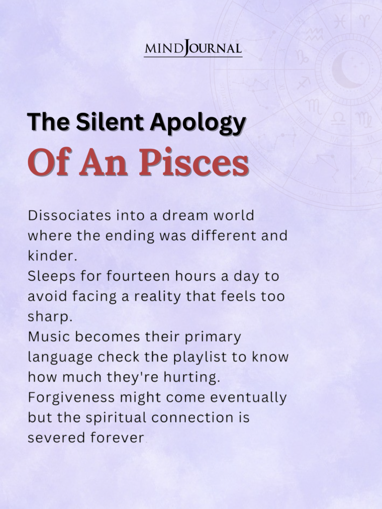 Zodiac Apology: How a Pisces apologizes silently