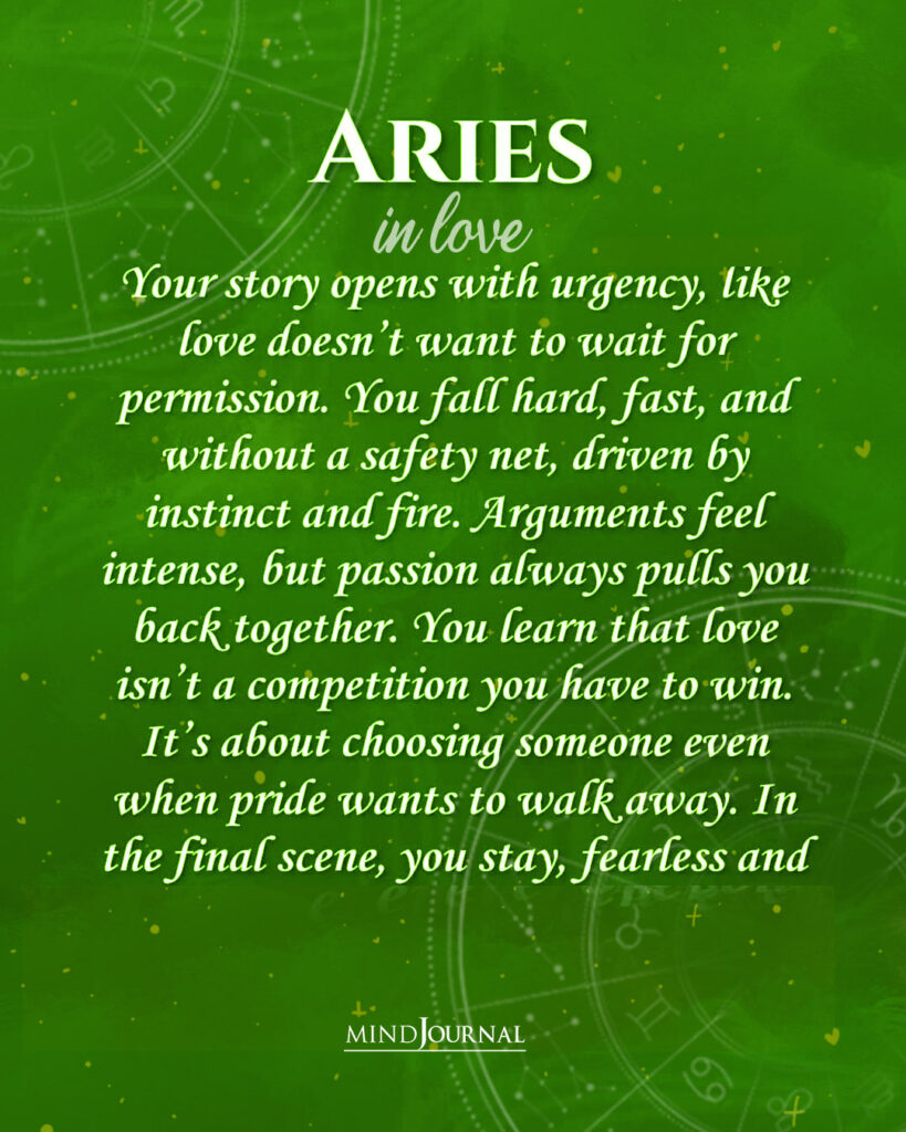 zodiac love story: Aries in love