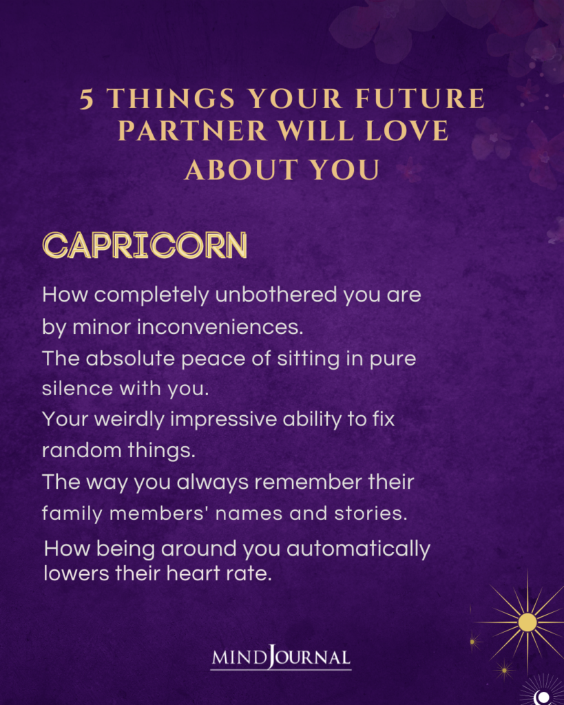 5 Traits Your Future Zodiac Partner Will Adore: Capricorn